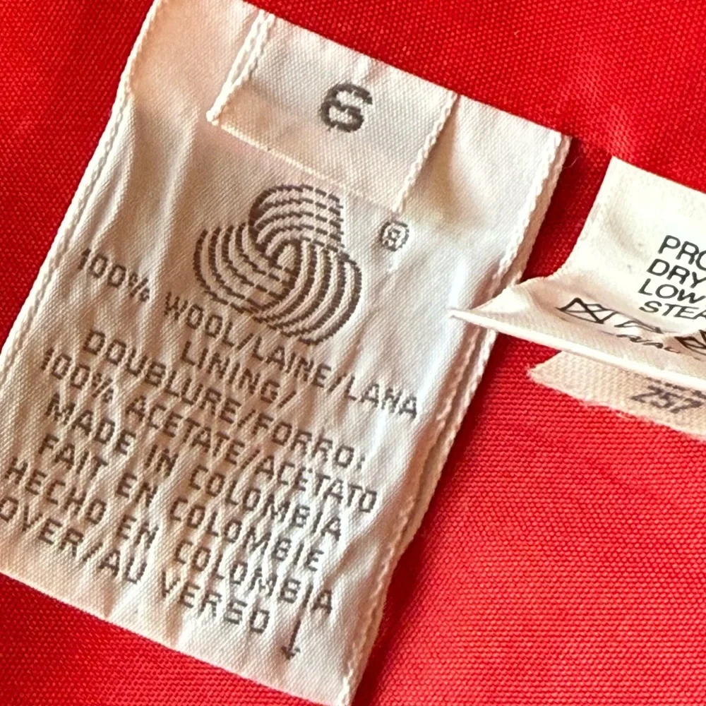 Liz Claiborne Red Blazer with Gold Buttons - Picture 8 of 8